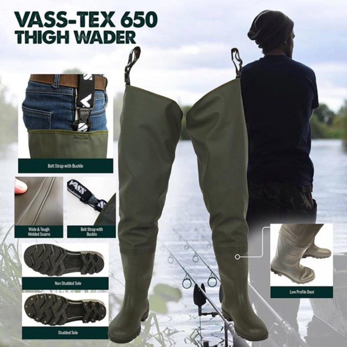 Vass-Tex 650 Series Thigh Fishing Wader 1