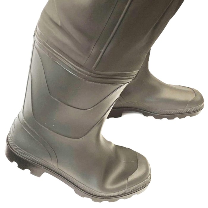 Vass-Tex 650 Series Thigh Fishing Wader Close Up Boots