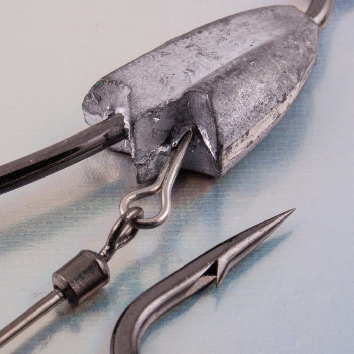 VMC Mystic 7346BS Black Nickel Heavy Duty Bladed Swimbait Close Up 1