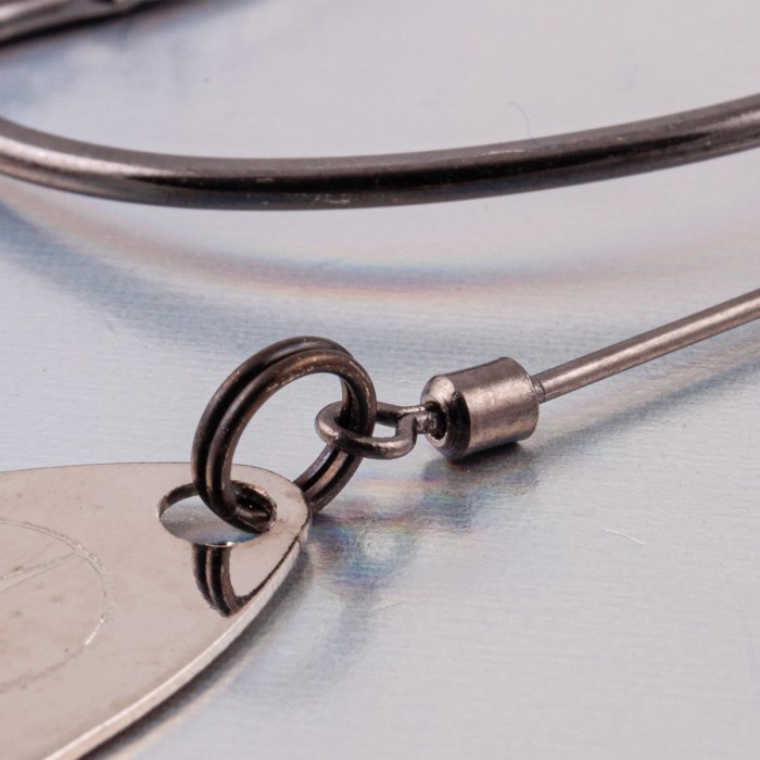 VMC Mystic 7346BS Black Nickel Heavy Duty Bladed Swimbait Close Up 2