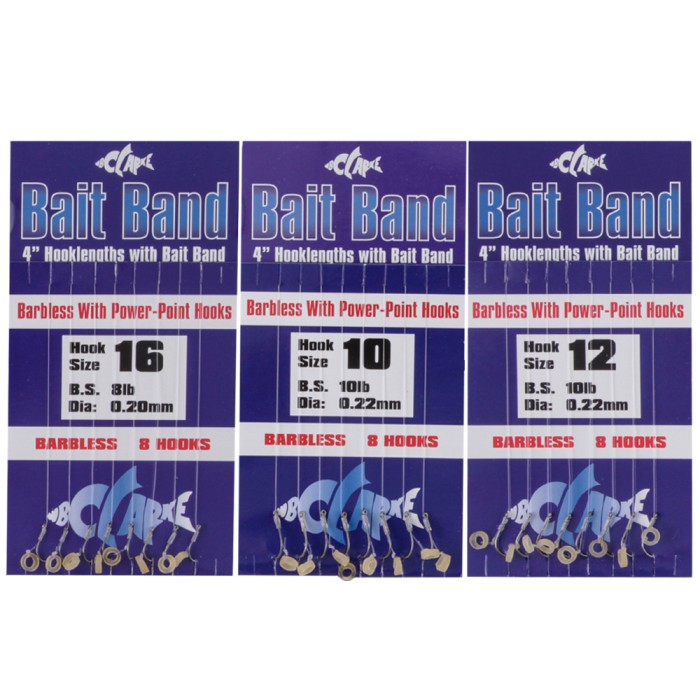 WB Clarke Hooks To Nylon with Baitband