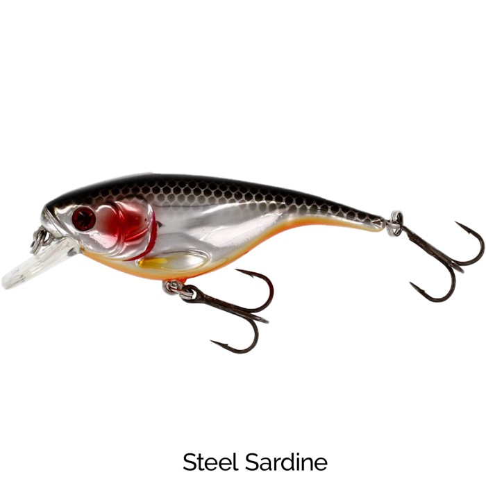 Westin Lures BabyBite SR Crankbait Steel Sardine