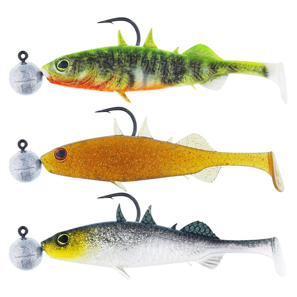 Westin Stanley The Stickleback R'N'R Shadtail Lure - Dark Water Mix 10