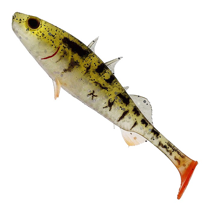 Westin Stanley The Stickleback ShadTail Lure Single - Pearl Stickleback
