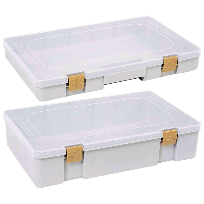 Westin W3 Game Tackle Box Grey Clear
