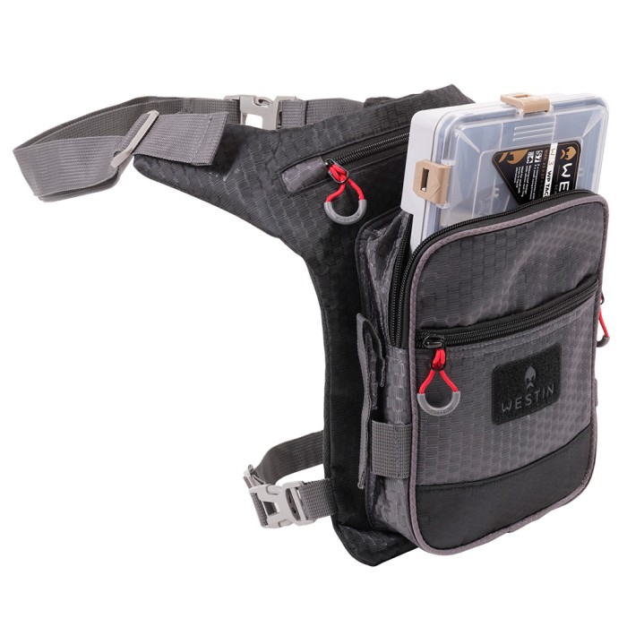 Westin W4 Titanium Black Leg Bag - Medium 1