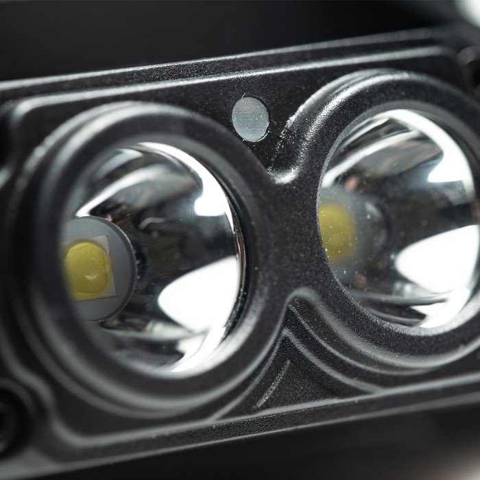 Wolf HL-1300 Powerbean Fishing Headlight Close Up 3