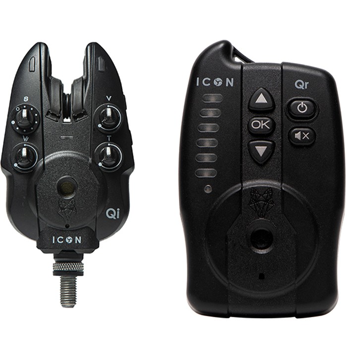 Wolf ICON Qi Fishing Bite Alarm Set & Qr Receiver