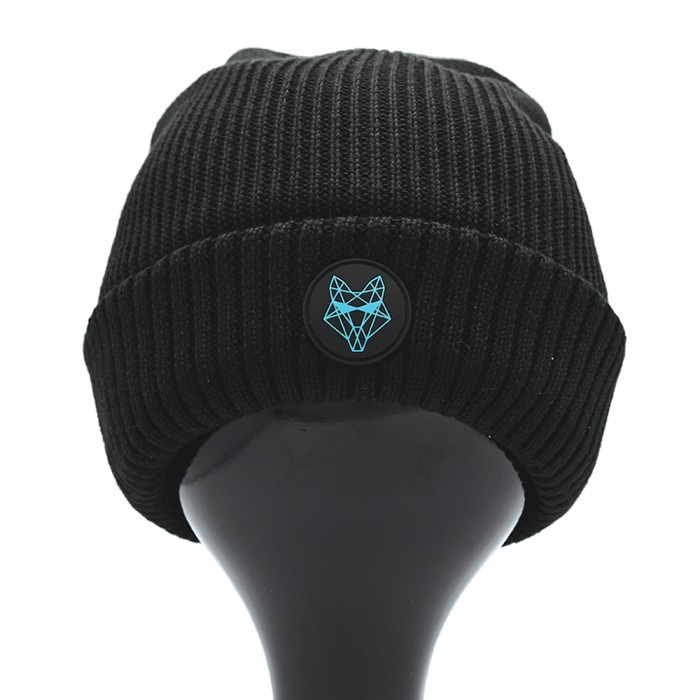 Wolf Powerbeam LED Waterproof Black Fishing Beanie