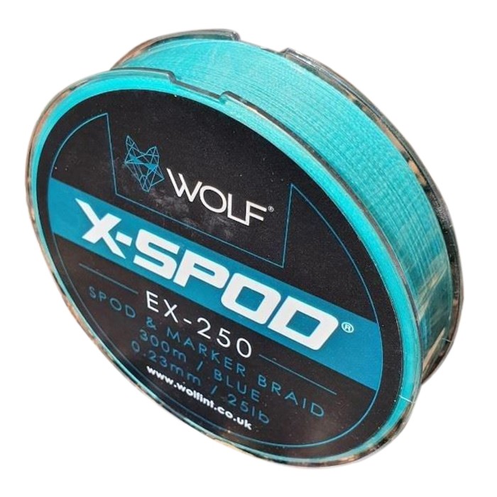 Wolf Spod & Marker Blue Braid 300m