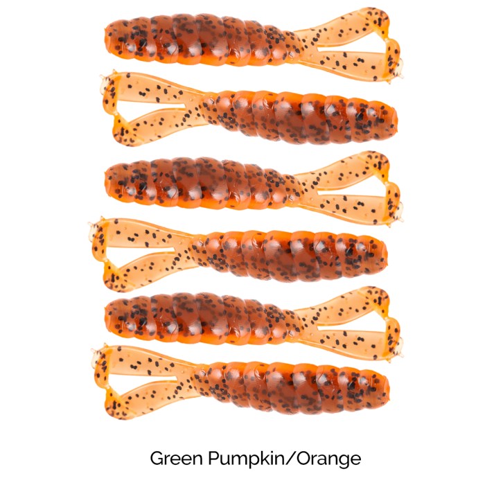 Z-Man Baby Goat 3" Green Pumpkin Orange