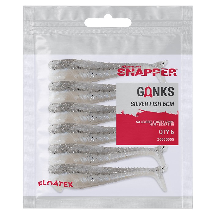 Korum Snapper FloateX Gonks Fishing Lure Silver Fish Packaging
