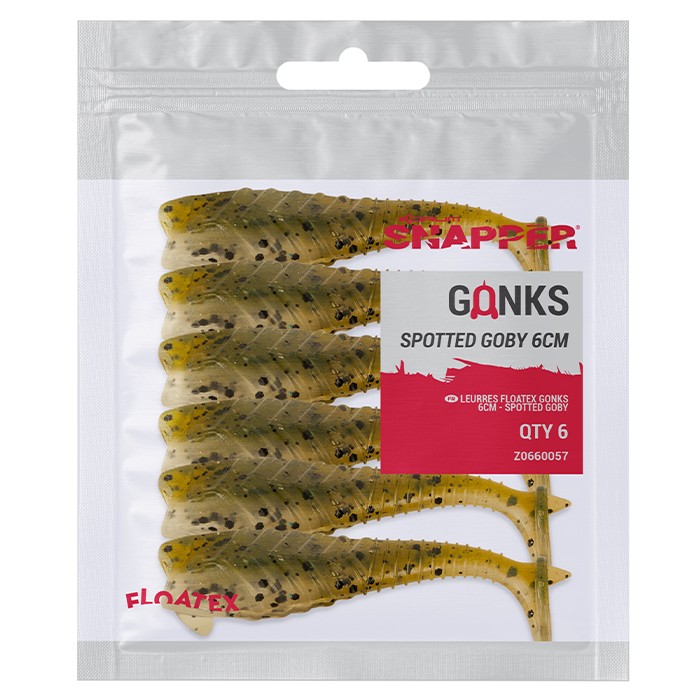 Korum Snapper FloateX Gonks Fishing Lure Spotted Goby Packaging