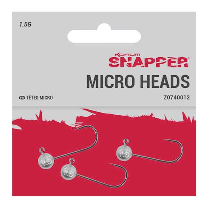 Korum Snapper Micro Heads 1