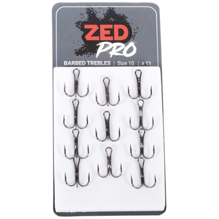 ZedPro Treble Barbed Hooks 5
