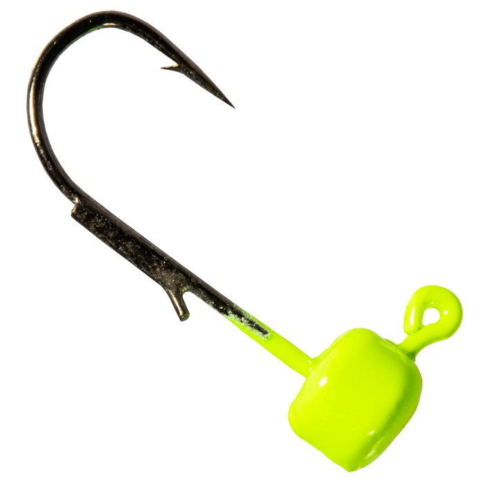 Z-Man Micro Finesse ShroomZ Fishing Jigheads Chartreuse 1
