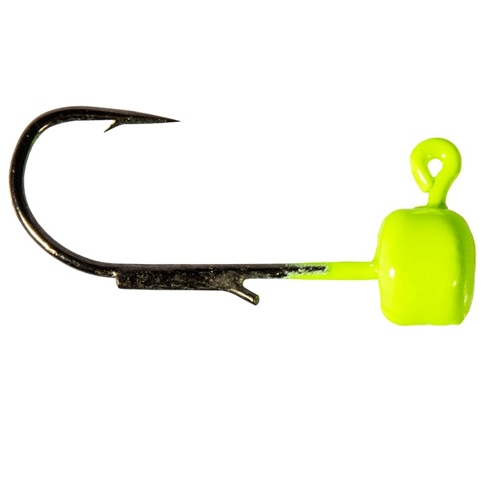Z-Man Micro Finesse ShroomZ Fishing Jigheads Chartreuse 2