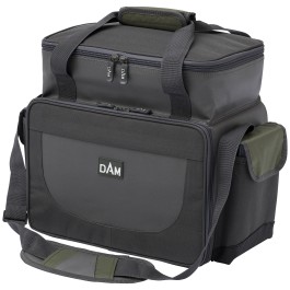 dam tackle bag medium Spinning M Fishing Bag with 4 Bait Boxes, 27 x 18 x 5 cm, Black, Spinning Bag, Black, Spinning Bag Sports & Outdoors Tough texture DAM Tackle Bag Large