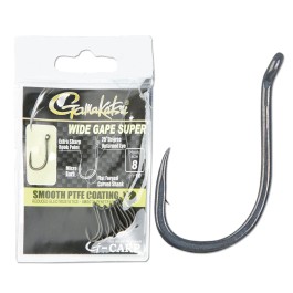 Gamakatsu Wide Gape Super Hook - 10 Ami Per Pesca Alla Carpa, Ideali Per Chod Rigs E Stiff Rigs, Punta Inclinata 25°
