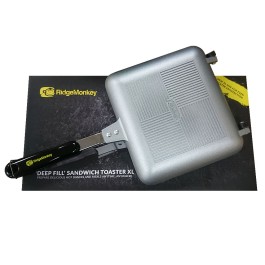 Ridge Monkey Broodrooster XL - Dubbelzijdige Sandwich Maker & Omelet Pan Met Antiaanbaklaag