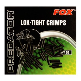 Fox Rage Set di 20 trecce d'Acciaio Predator Wire Crimp 65lb