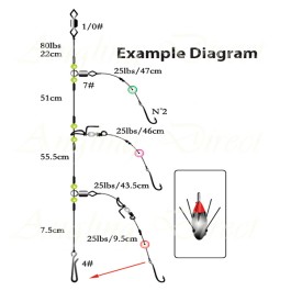 Three Hook Loop Rig Greys 3 Hook Loop