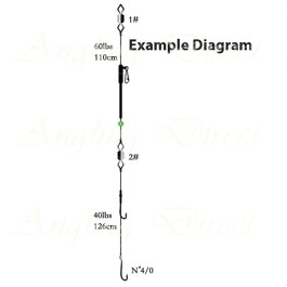 Greys Uptide Cod 4/0 Pennel Rig | Angling Direct