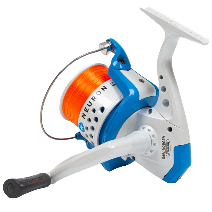 Mitchell Neuron Canne à pêche Mixte Adulte avec leurres Blanc/argenté