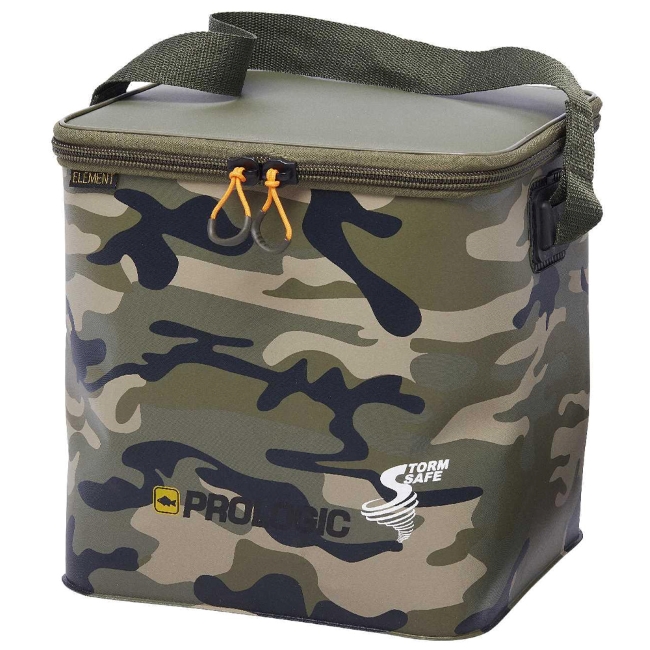 Sac à Appâts Rigide Prologic Element Storm Safe 22.5L – Camo, étanche, Carpe