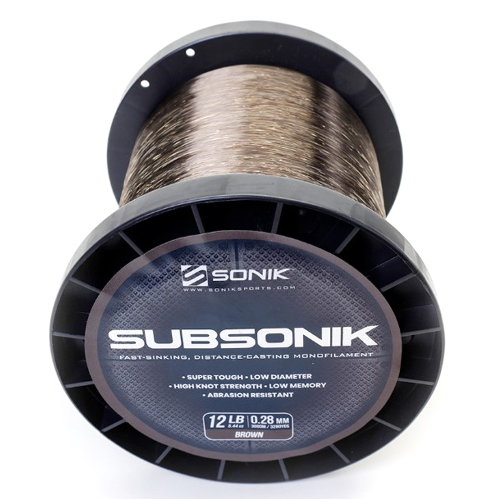 Sonik SubSonik Brown Carp Mono Line 1200m | UK