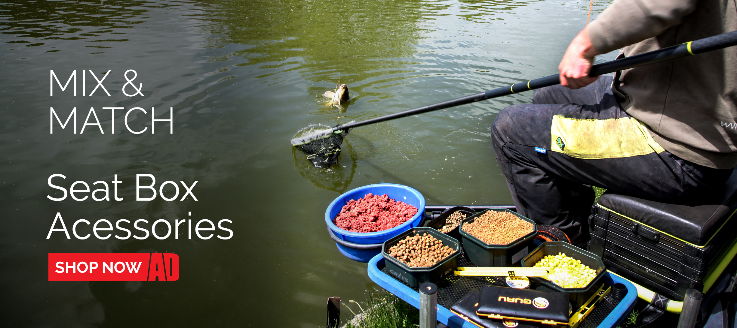 fishing seat box attachments